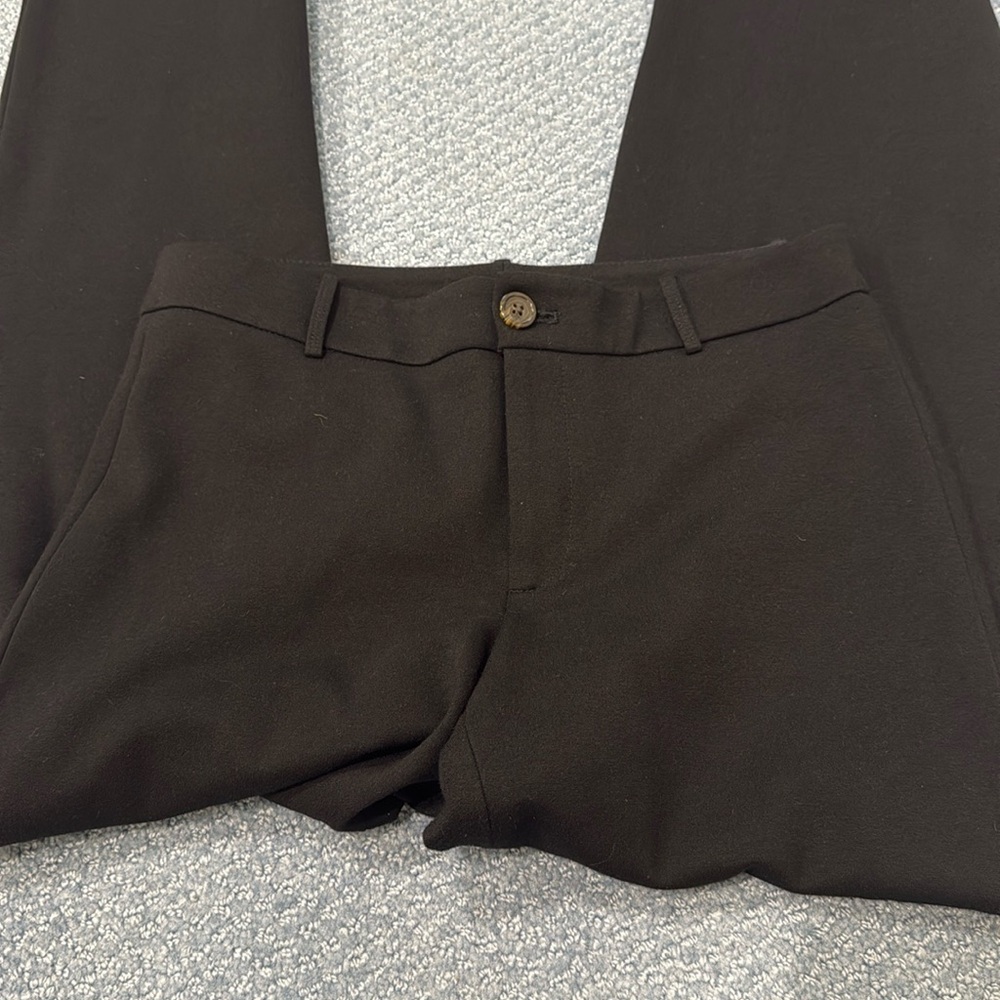 Banana Republic women size 8 Black Boot leg stretch Pants - Picture 7 of 17